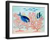 Coral Reef I-Julie DeRice-Framed Art Print