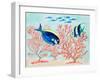 Coral Reef I-Julie DeRice-Framed Art Print