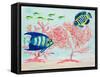 Coral Reef II-Julie DeRice-Framed Stretched Canvas