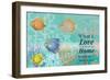 Coral Reef Life Quote II-Patricia Pinto-Framed Art Print