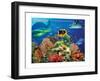 Coral Reef-Encyclopaedia Britannica-Framed Art Print