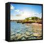 Coral Reefs on the Beach Near Hotel-Givaga-Framed Stretched Canvas