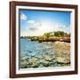 Coral Reefs on the Beach Near Hotel-Givaga-Framed Photographic Print