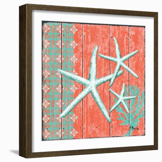 Coral Sea III-Paul Brent-Framed Art Print