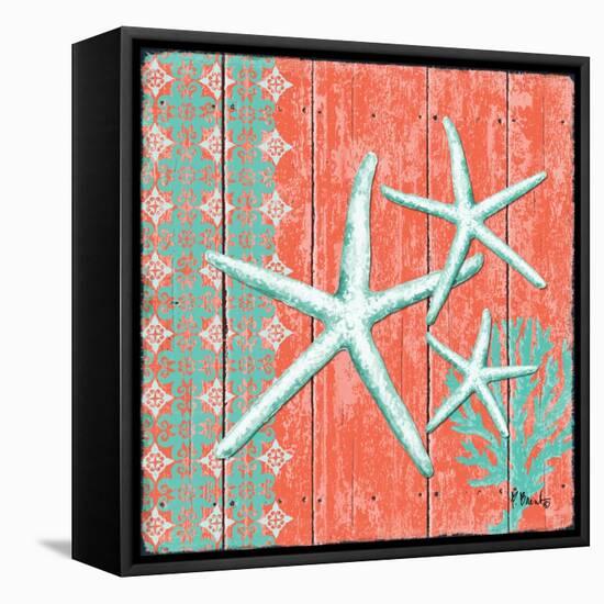 Coral Sea III-Paul Brent-Framed Stretched Canvas