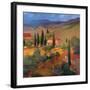 Coral Sunset Tuscany-Philip Craig-Framed Giclee Print