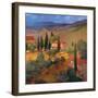 Coral Sunset Tuscany-Philip Craig-Framed Giclee Print