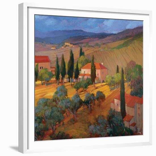 Coral Sunset Tuscany-Philip Craig-Framed Giclee Print