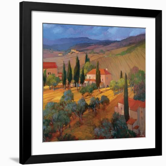 Coral Sunset Tuscany-Philip Craig-Framed Giclee Print