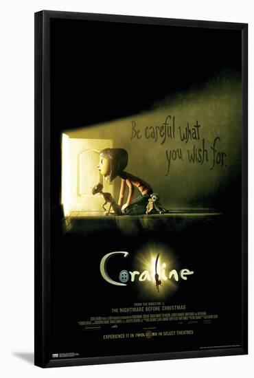 Coraline - Be Careful One Sheet-Trends International-Framed Poster