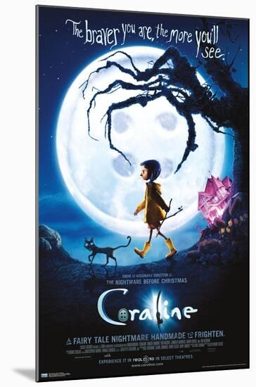 Coraline - Braver One Sheet-Trends International-Mounted Poster