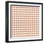 Coralorange Pattern-Effie Zafiropoulou-Framed Giclee Print