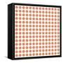 Coralorange Pattern-Effie Zafiropoulou-Framed Stretched Canvas