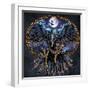 Corax Russ Logo Design-FlyLand Designs-Framed Giclee Print