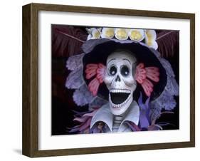 Corazon Del Pueblo Folk Art Store, Day of the Dead, Oaxaca, Mexico-Judith Haden-Framed Premium Photographic Print