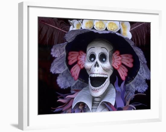 Corazon Del Pueblo Folk Art Store, Day of the Dead, Oaxaca, Mexico-Judith Haden-Framed Photographic Print