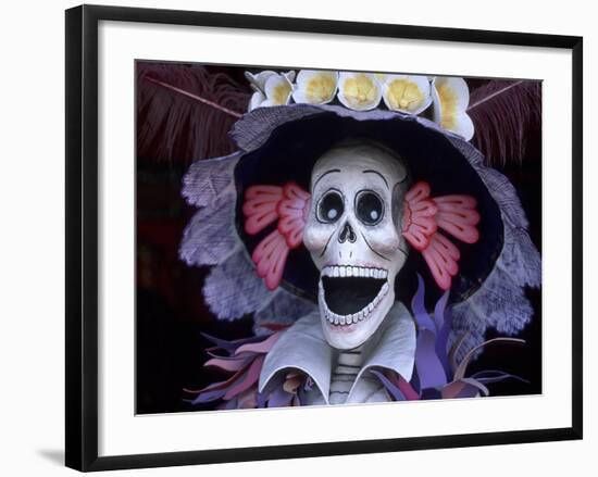 Corazon Del Pueblo Folk Art Store, Day of the Dead, Oaxaca, Mexico-Judith Haden-Framed Photographic Print