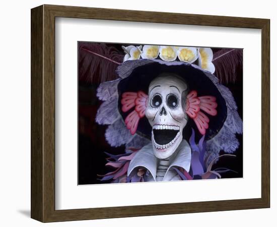 Corazon Del Pueblo Folk Art Store, Day of the Dead, Oaxaca, Mexico-Judith Haden-Framed Photographic Print