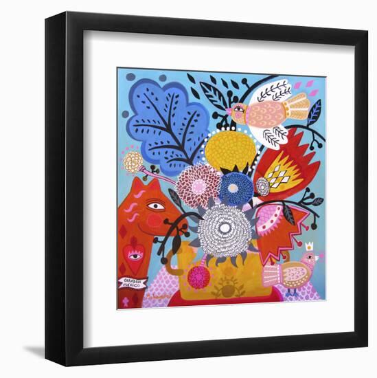 Corazon Magico-Mercedes Lagunas-Framed Art Print