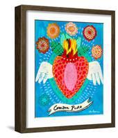 Corazon Puro-Mercedes Lagunas-Framed Art Print