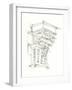 Corbel Sketch III-Ethan Harper-Framed Art Print