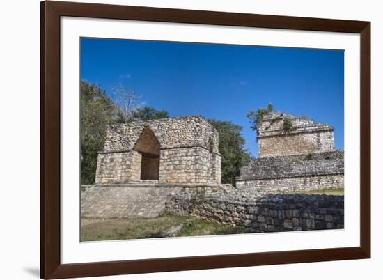 Corbelled Arch, Ek Balam, Mayan Archaeological Site, Yucatan, Mexico, North America-Richard Maschmeyer-Framed Photographic Print