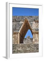 Corbelled Arch, Nuns Quadrangle, Uxmal, Mayan Archaeological Site, Yucatan, Mexico, North America-Richard Maschmeyer-Framed Photographic Print