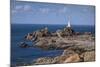 Corbiere Lighthouse and Rocky Coastline, Jersey, Channel Islands, United Kingdom, Europe-Roy Rainford-Mounted Photographic Print