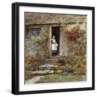 Corcorus Japonica-Helen Allingham-Framed Giclee Print