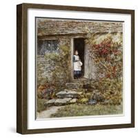 Corcorus Japonica-Helen Allingham-Framed Giclee Print