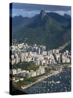 Corcovado Mountain and the Botafogo District of Rio De Janeiro from Sugarloaf Mountain, Brazil-Waltham Tony-Stretched Canvas