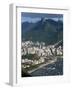 Corcovado Mountain and the Botafogo District of Rio De Janeiro from Sugarloaf Mountain, Brazil-Waltham Tony-Framed Photographic Print