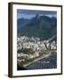 Corcovado Mountain and the Botafogo District of Rio De Janeiro from Sugarloaf Mountain, Brazil-Waltham Tony-Framed Photographic Print