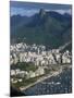 Corcovado Mountain and the Botafogo District of Rio De Janeiro from Sugarloaf Mountain, Brazil-Waltham Tony-Mounted Photographic Print