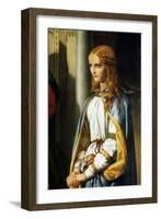 Cordelia Disinherited, 1850-John Rogers Herbert-Framed Giclee Print