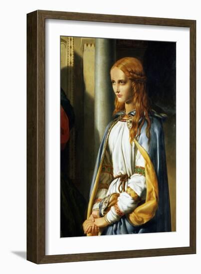 Cordelia Disinherited, 1850-John Rogers Herbert-Framed Giclee Print