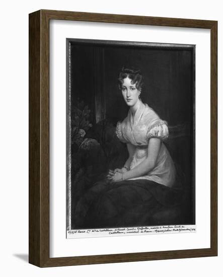 Cordelia Greffulhe-Horace Vernet-Framed Giclee Print