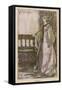 Cordelia in King Lear-Arthur Rackham-Framed Stretched Canvas