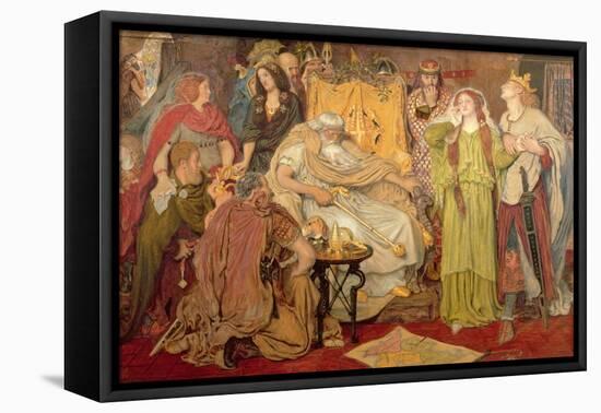 Cordelia's Portion, 1866-72-Ford Madox Brown-Framed Stretched Canvas