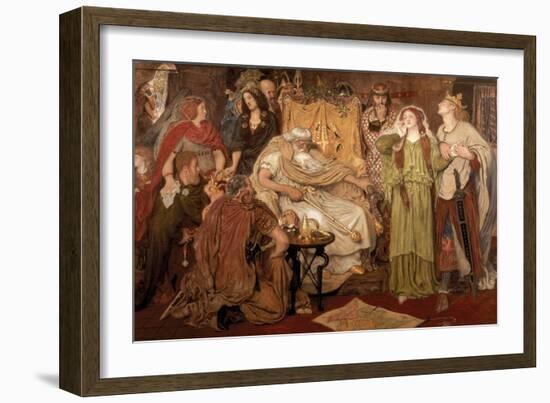 Cordelia's Portion, 1866-Ford Madox Brown-Framed Giclee Print