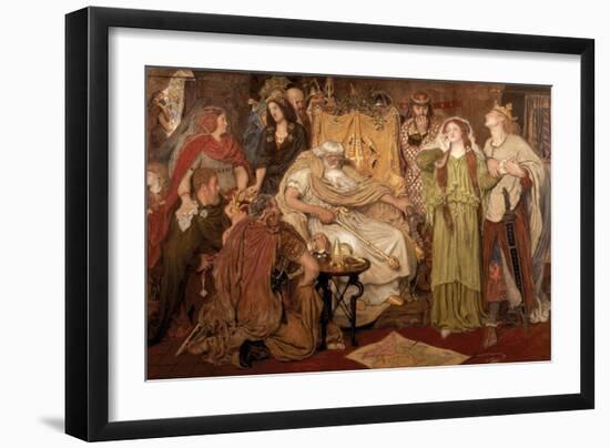 Cordelia's Portion, 1866-Ford Madox Brown-Framed Giclee Print