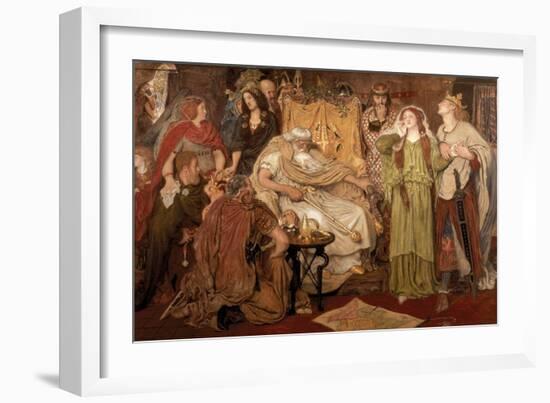 Cordelia's Portion, 1866-Ford Madox Brown-Framed Giclee Print