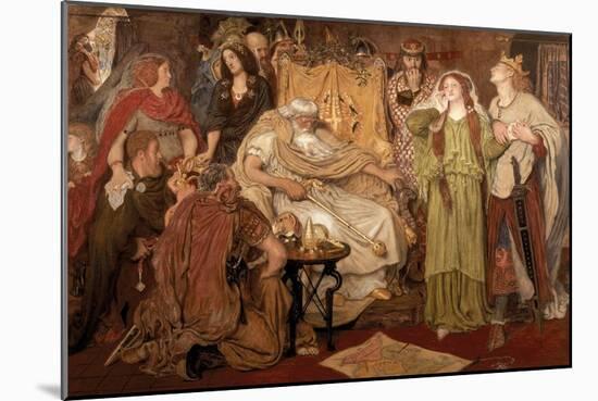 Cordelia's Portion, 1866-Ford Madox Brown-Mounted Giclee Print