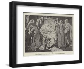 Cordelia-Ford Madox Brown-Framed Giclee Print