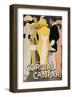 Cordial Campari-Marcello Dudovich-Framed Premium Giclee Print