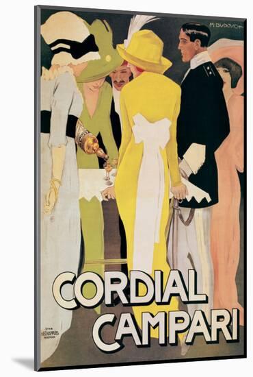 Cordial Campari-Marcello Dudovich-Mounted Premium Giclee Print