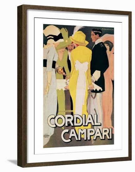Cordial Campari-Marcello Dudovich-Framed Premium Giclee Print