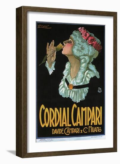 Cordial Campari-Achille Lucien Mauzan-Framed Art Print