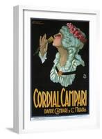 Cordial Campari-Achille Lucien Mauzan-Framed Art Print