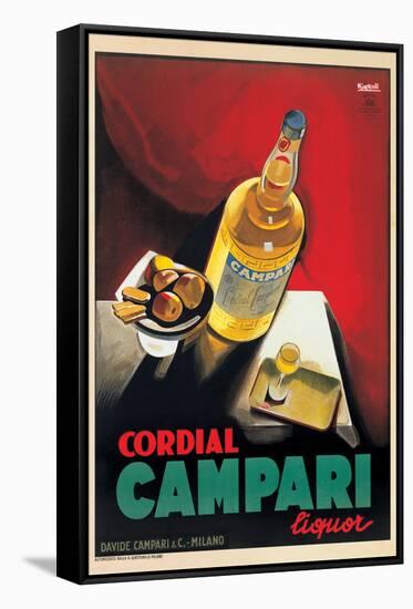 Cordial Campari-Marcello Nizzoli-Framed Stretched Canvas